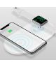 Baseus 2 in 1 Draadloze Oplader voor iPhone en Apple Watch Wit