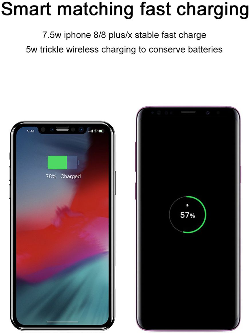 Baseus 2 in 1 Draadloze Oplader voor iPhone en Apple Watch Wit afbeelding 17