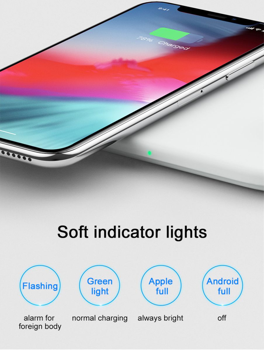 Baseus 2 in 1 Draadloze Oplader voor iPhone en Apple Watch Wit afbeelding 5
