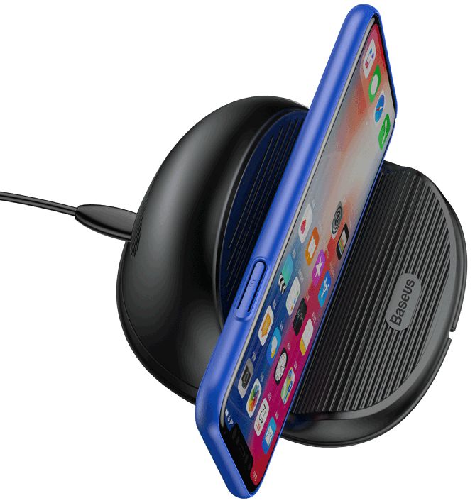 Baseus Desktop Wireless Fast Charger 10W Zwart afbeelding 12