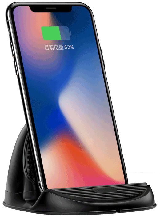 Baseus Desktop Wireless Fast Charger 10W Zwart afbeelding 3