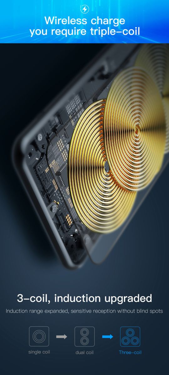 Baseus Wireless Fast Charger en Bureaustandaard Zwart afbeelding 22