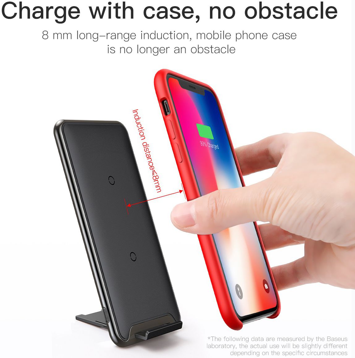 Baseus Wireless Fast Charger en Bureaustandaard Zwart afbeelding 5