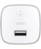 Belkin Quick Charge 3.0 Thuislader 18W met USB-C Kabel (1,2M) Wit