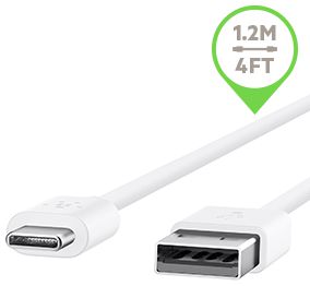Belkin Quick Charge 3.0 Thuislader 18W met USB-C Kabel (1,2M) Wit afbeelding 3