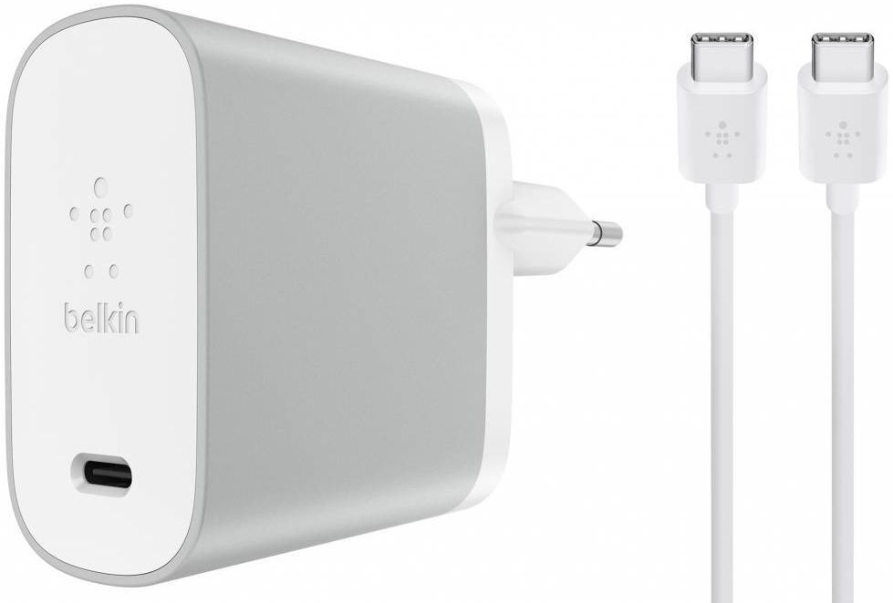 Belkin USB-C Adapter 45W/3A met Kabel (1,8M) Zilver afbeelding 7