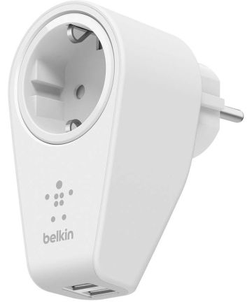 Belkin BOOST↑UP 2 Poorts Stopcontact Oplader Wit Opladers