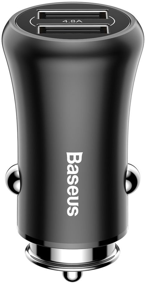 Baseus Dubbele USB Fast Charge Autolader Zwart afbeelding 23
