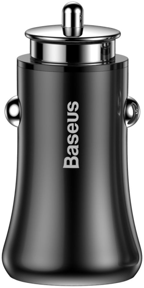 Baseus Dubbele USB Fast Charge Autolader Zwart afbeelding 24
