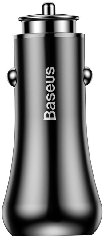 Baseus Gentry Dual USB Quick Charge 3.0 Autolader Zwart afbeelding 10