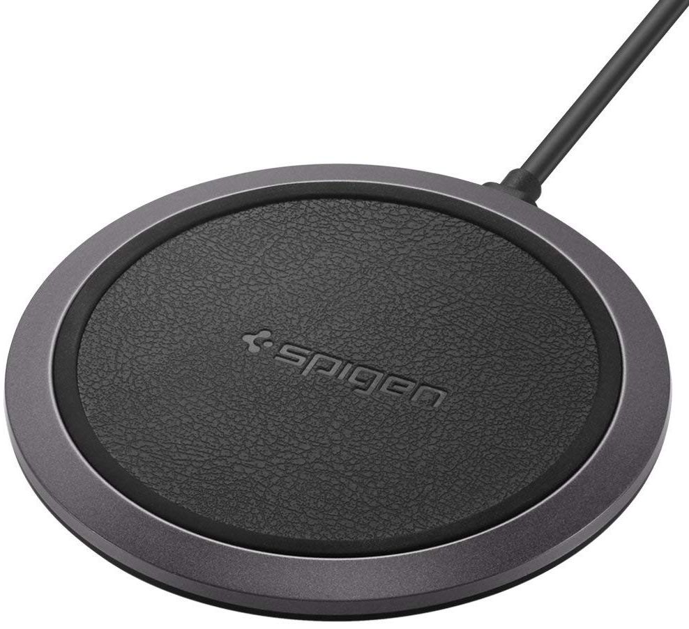 Spigen Essential Wireless Fast Charger F308W Zwart afbeelding 1