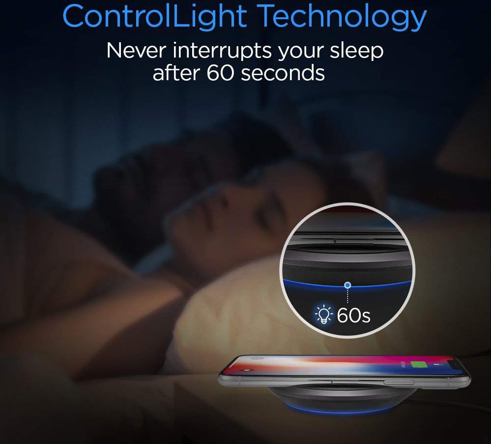 Spigen Essential Wireless Fast Charger F308W Zwart afbeelding 7