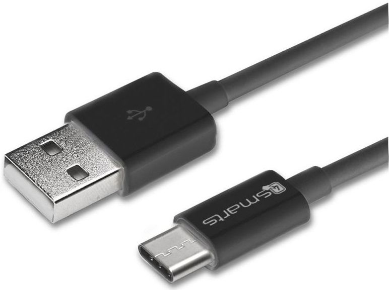 4Smarts 12W USB Oplader 2.4A met USB naar USB-C Kabel 1 Meter Zwart afbeelding 6