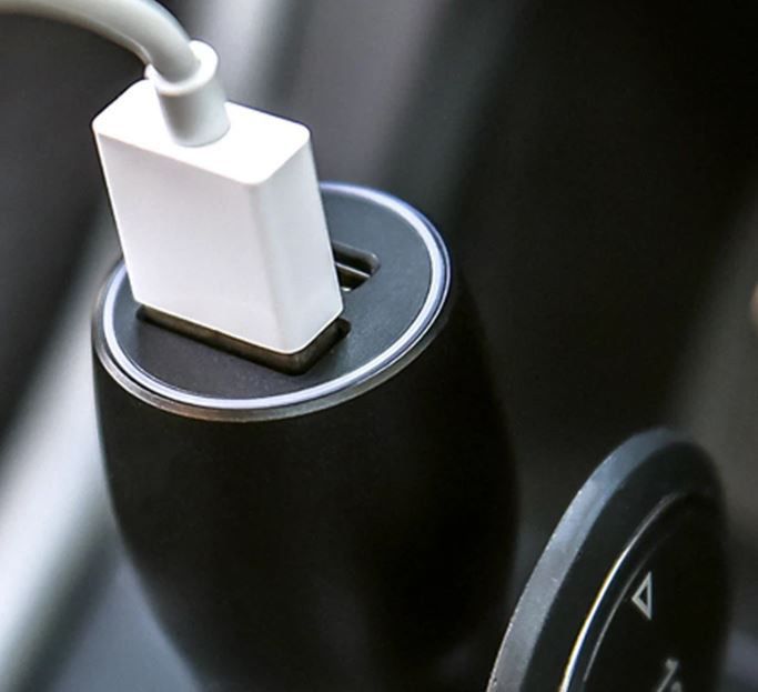 RhinoShield Dual Port Fast Charge USB-C en USB Autolader 28W afbeelding 3