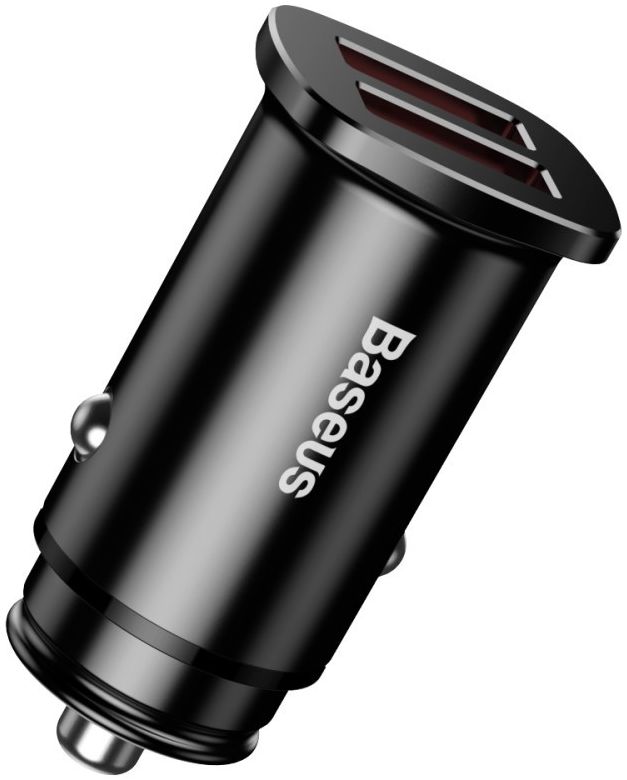Baseus Square Dual USB Autolader Zwart afbeelding 4