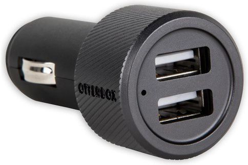OtterBox Dual USB Autolader Zwart afbeelding 1