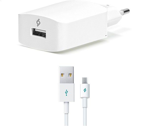 ttec SpeedCharger Micro-USB Oplader 2.1A Wit afbeelding 1