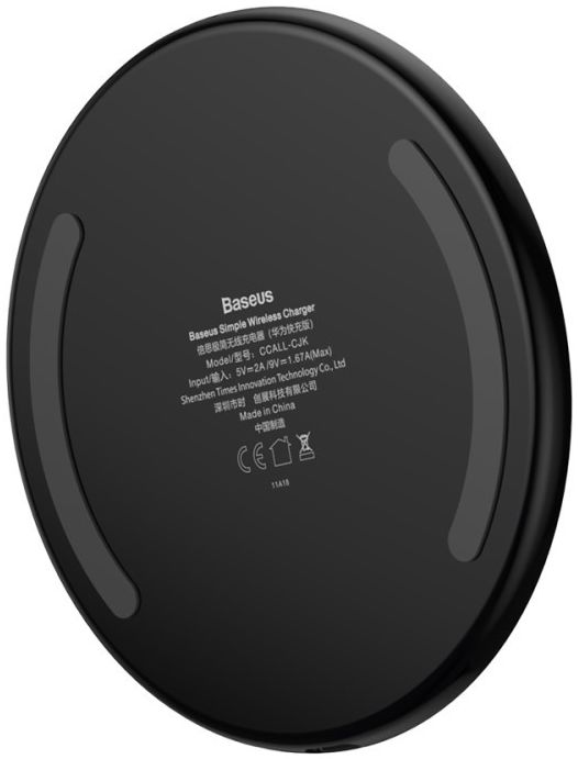 Baseus Qi Draadloze Oplader 10W Smartphonelader Zwart afbeelding 8