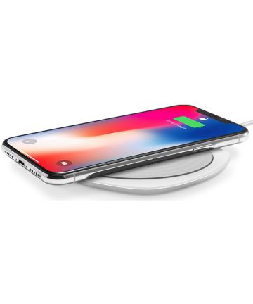 Spigen Essential F305W Universele Wireless Fast Charger (9W) Wit Opladers