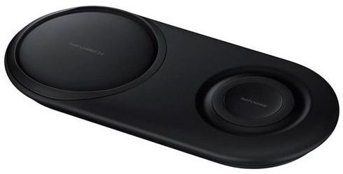 Samsung Charger Duo Pad EP-P5200 Draadloze Fast Charge Oplader Zwart afbeelding 2