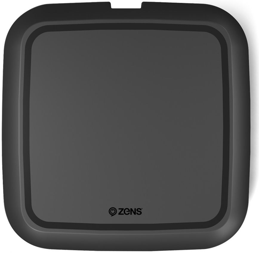 ZENS Single Smartphone QI Draadloze Oplader Zwart afbeelding 3