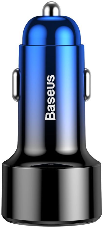 Baseus Magic Series Dual USB Quick Charge Autolader Blauw afbeelding 5