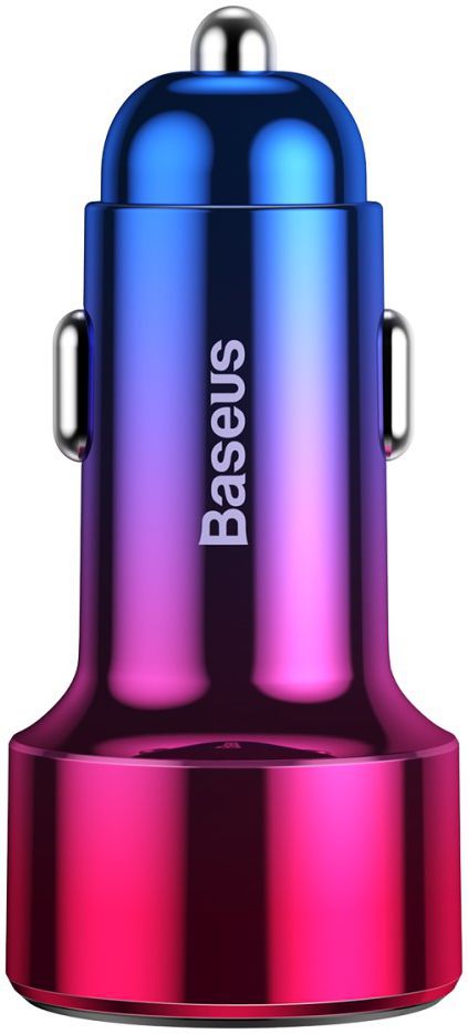 Baseus Magic Series Dual USB Quick Charge Autolader Rood afbeelding 5