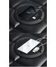 Baseus Compacte Draadloze Oplader 15W Ultra Dun met USB Kabel 1M Zwart