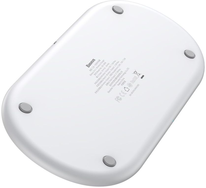 Baseus 3 in 1 Draadloze Oplader [iPhone + Apple Watch + AirPods] Wit afbeelding 17