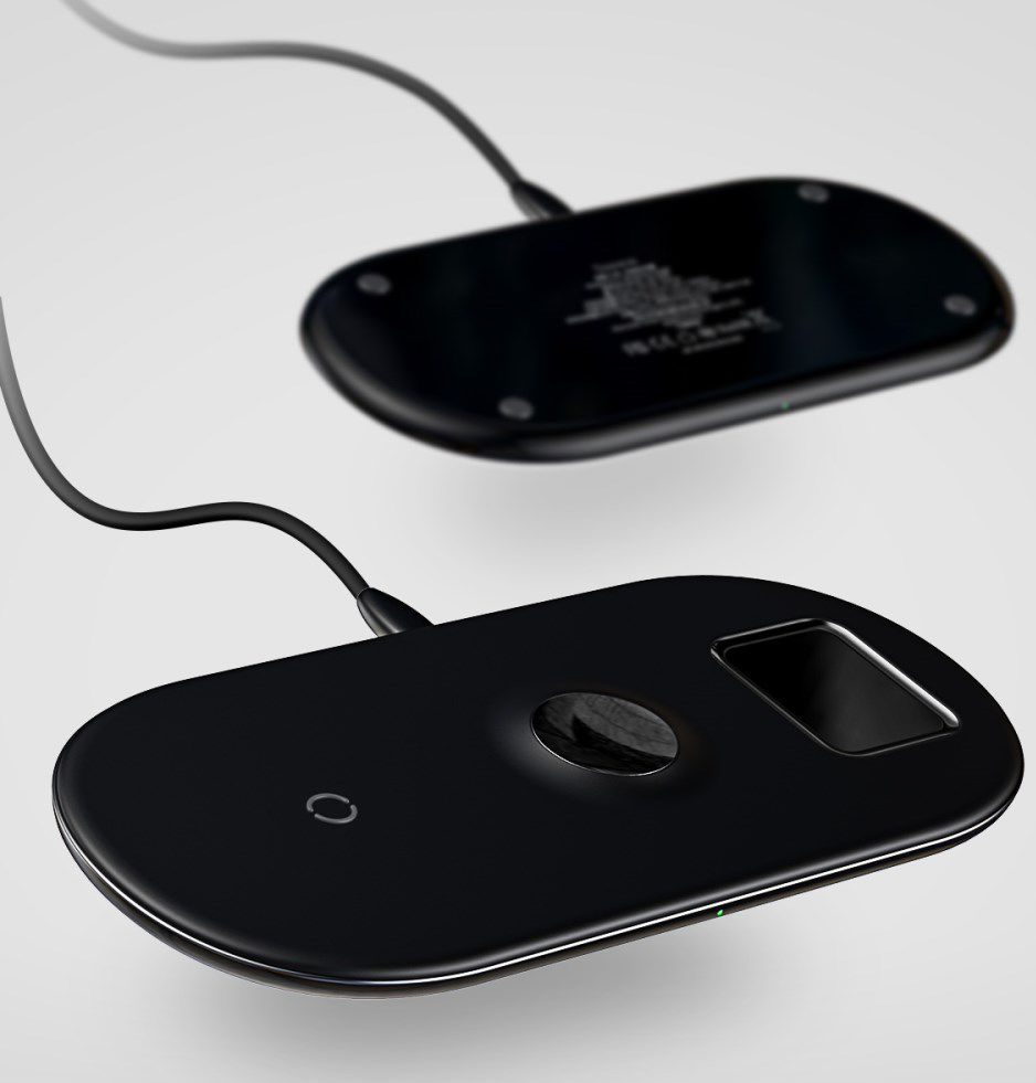 Baseus 3 in 1 Draadloze Oplader [iPhone + Apple Watch + AirPods] Zwart afbeelding 11
