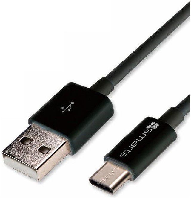 4smarts 3.4A Dubbele Auto Snellader 17W met USB naar USB-C Kabel Zwart afbeelding 3