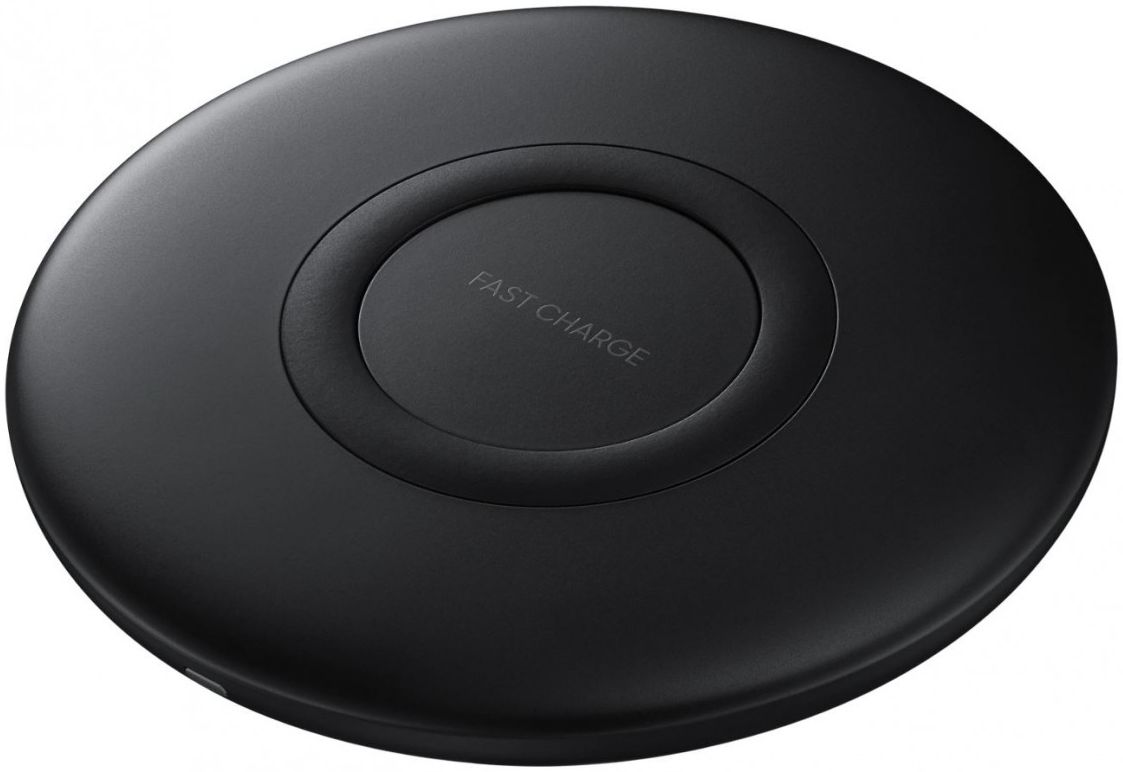 Samsung EP-P1100 Slim Wireless Charging Pad Fast Charge Oplader Zwart afbeelding 1