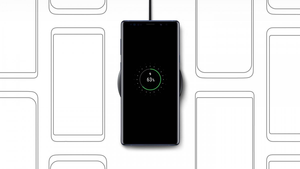 Samsung EP-P1100 Slim Wireless Charging Pad Fast Charge Oplader Zwart afbeelding 7