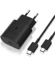 Originele Samsung 25W Power Adapter met USB-C Kabel 1 Meter 3A Zwart
