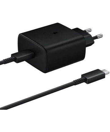 Originele Samsung 45W Power Adapter met USB-C Kabel 1 Meter 5A Zwart Opladers