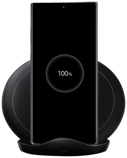 Samsung Wireless Charger Stand Fast Charge Oplader 9W Zwart afbeelding 2