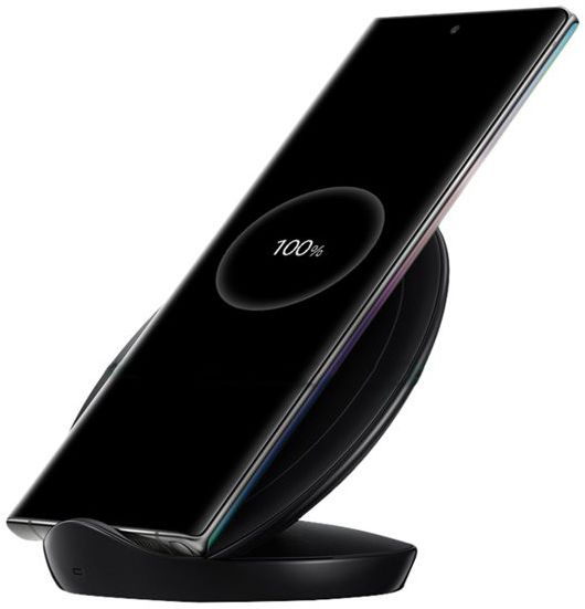 Samsung Wireless Charger Stand Fast Charge Oplader 9W Zwart afbeelding 3