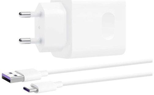 Huawei Super Charge USB-Type C Oplader Wit afbeelding 2