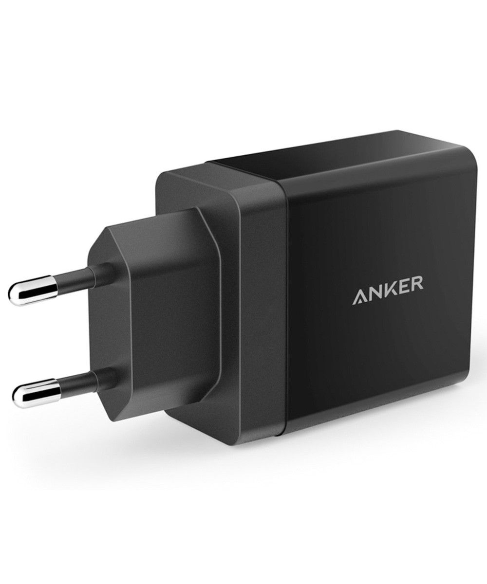 Anker PowerPort 2 Poorts USB 24W Thuislader Zwart afbeelding 7