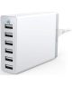 Anker PowerPort 6 Poorts USB 60W Thuislader Wit