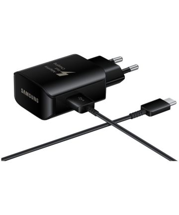 Originele Samsung Fast Charge (25 W) Travel Adapter USB-C Zwart Opladers