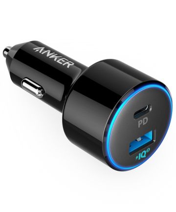 Anker PowerDrive Speed+ Power Delivery Autolader Zwart Opladers