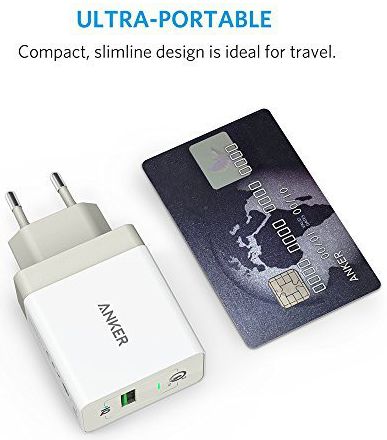 Anker PowerPort+ 1 18W Quick-Charge 3.0 Thuislader Wit afbeelding 7