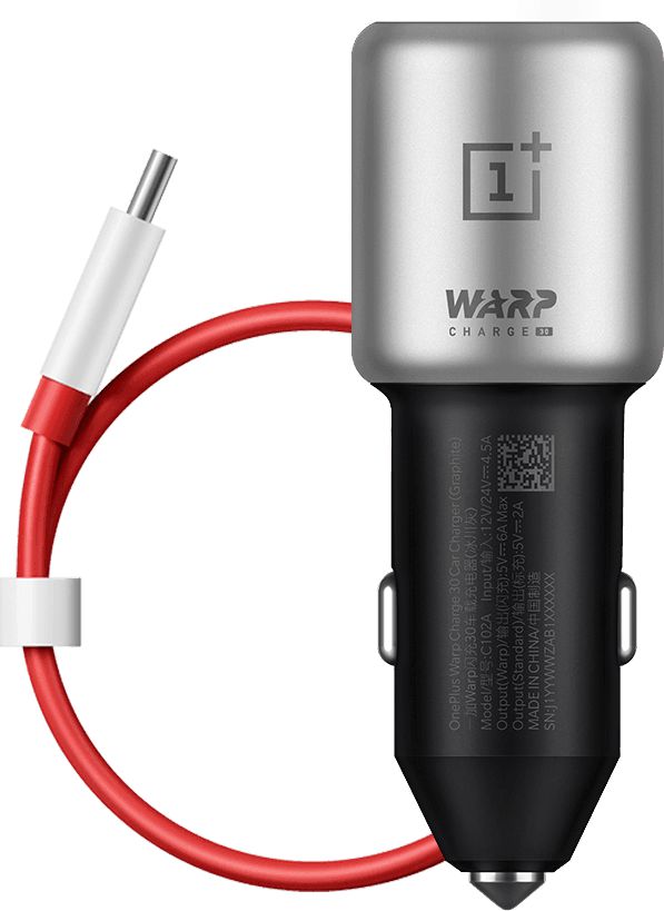 Originele OnePlus Warp USB 30W Autolader Graphite afbeelding 1