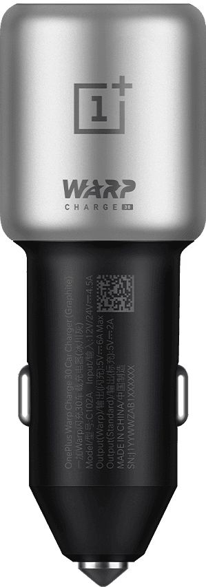 Originele OnePlus Warp USB 30W Autolader Graphite afbeelding 3
