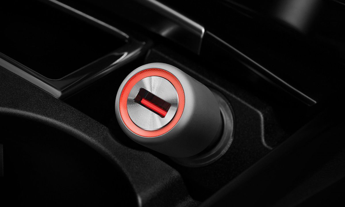 Originele OnePlus Warp USB 30W Autolader Graphite afbeelding 4