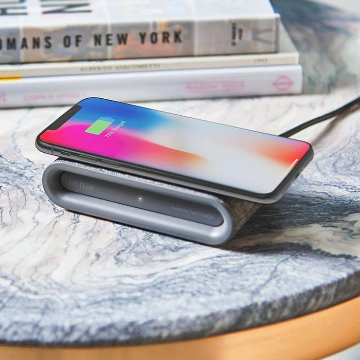 iOttie iON Wireless Plus Fast Charge Draadloze Oplader 10W Grijs afbeelding 12