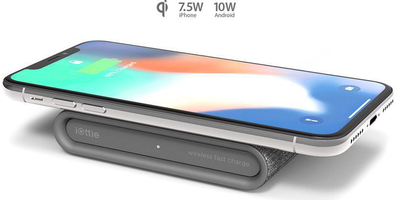 iOttie iON Wireless Mini Fast Charge Draadloze Oplader 10W Grijs afbeelding 5