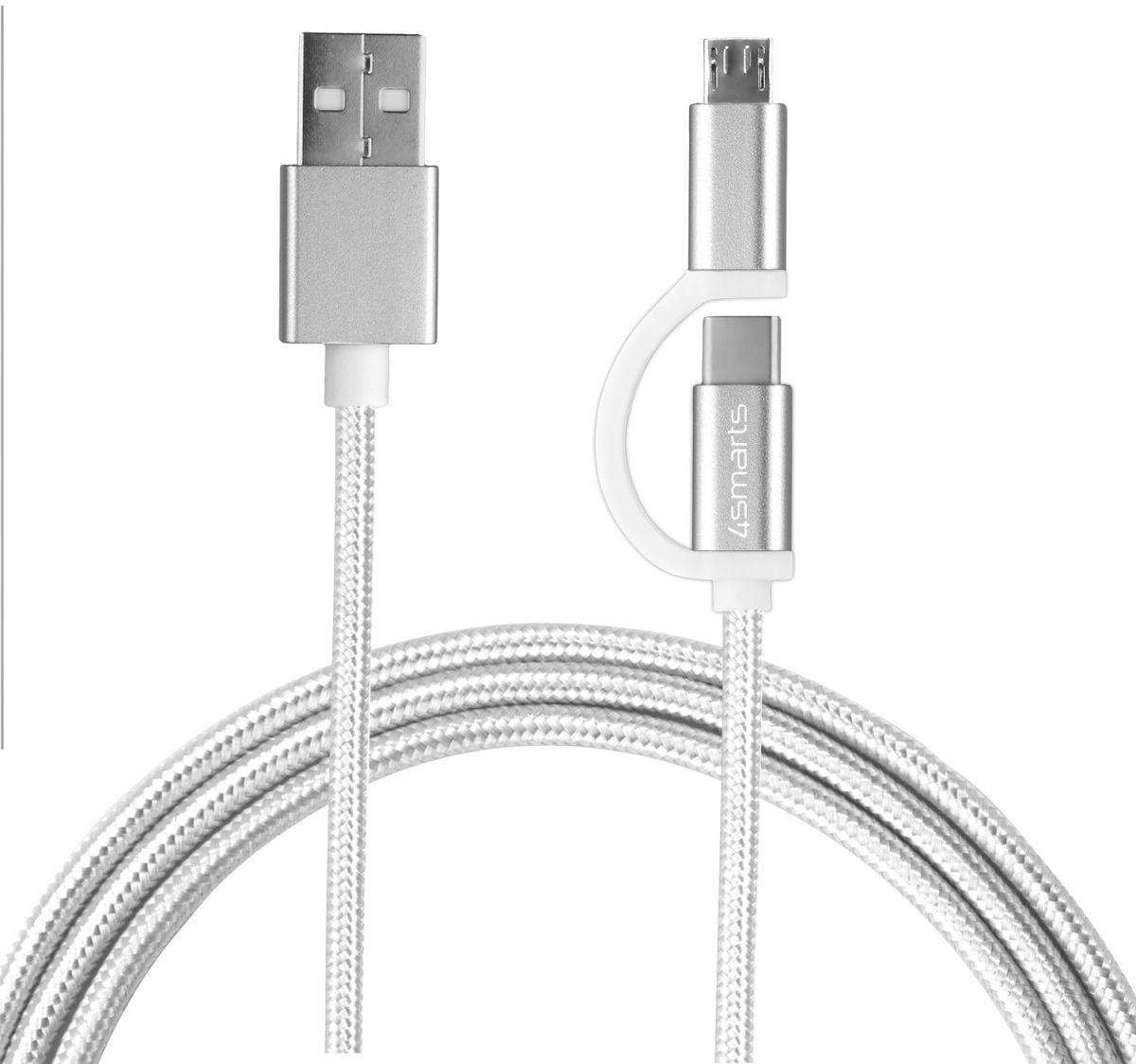 4smarts VoltPlug Oplader met ComboCord Kabel Wit afbeelding 2