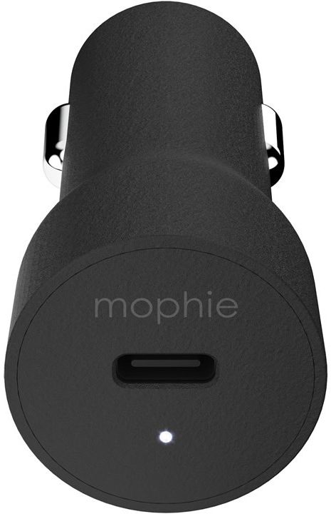 Mophie USB-C 18W Fast Charge Autolader Zwart afbeelding 3